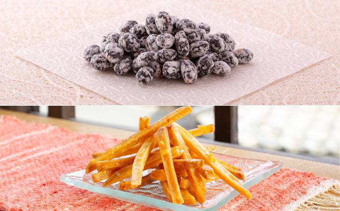 善蔵 6種 詰合せ ( せんべい 豆菓子 芋けんぴ ) 化粧箱入り ／ 豆 まめ 煎餅 芋 いも 菓子 おかし 詰め合わせ ギフト 贈答 【宮栄商事有限会社】 [BKBM006]