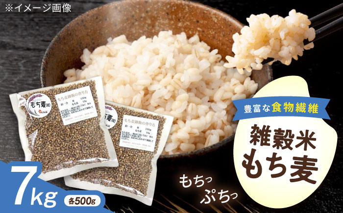 内子町産もち麦7kg ／ 国産 雑穀米 もち麦 ごはん おすすめ 送料無料 米 【株式会社内子フレッシュパークからり】 [BKAD014]