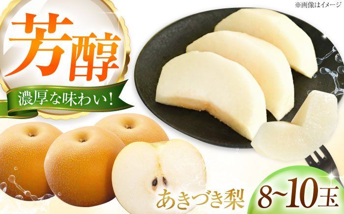 藤渕果樹園のあきづき梨 8～10玉入 〈2026年8月～発送〉 ／ フルーツ 果物 くだもの 食品 人気 おすすめ 送料無料 梨 なし 果実 あきづきなし 【株式会社内子フレッシュパークからり】 [BKAD047]