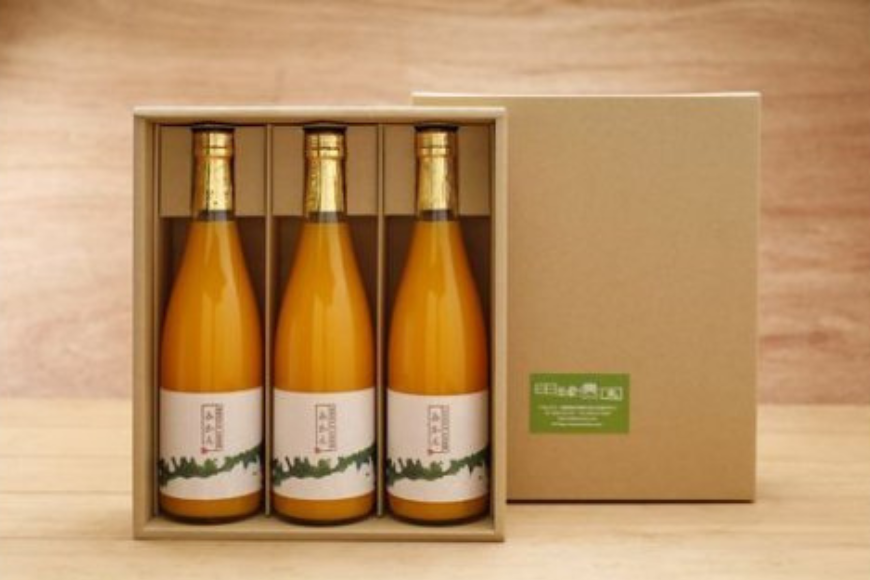 【愛媛県産】田縁農園の無添加100% みかんジュース（720ml×3本） ストレート果汁100％ ※2025年2月上旬より順次発送予定  IKTA008