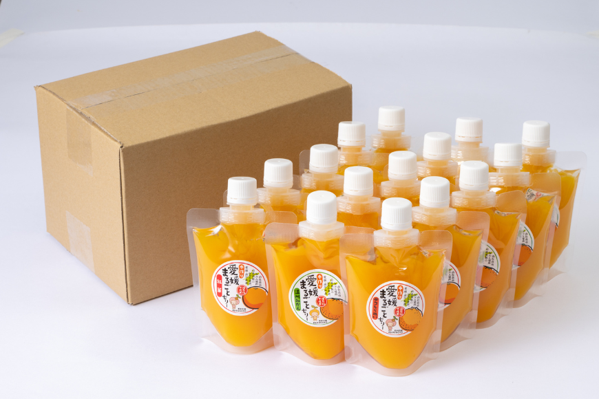 飲みやすいスタンドタイプ 愛媛まるごとゼリー 3種15個 ※離島への配送不可  IKTF027