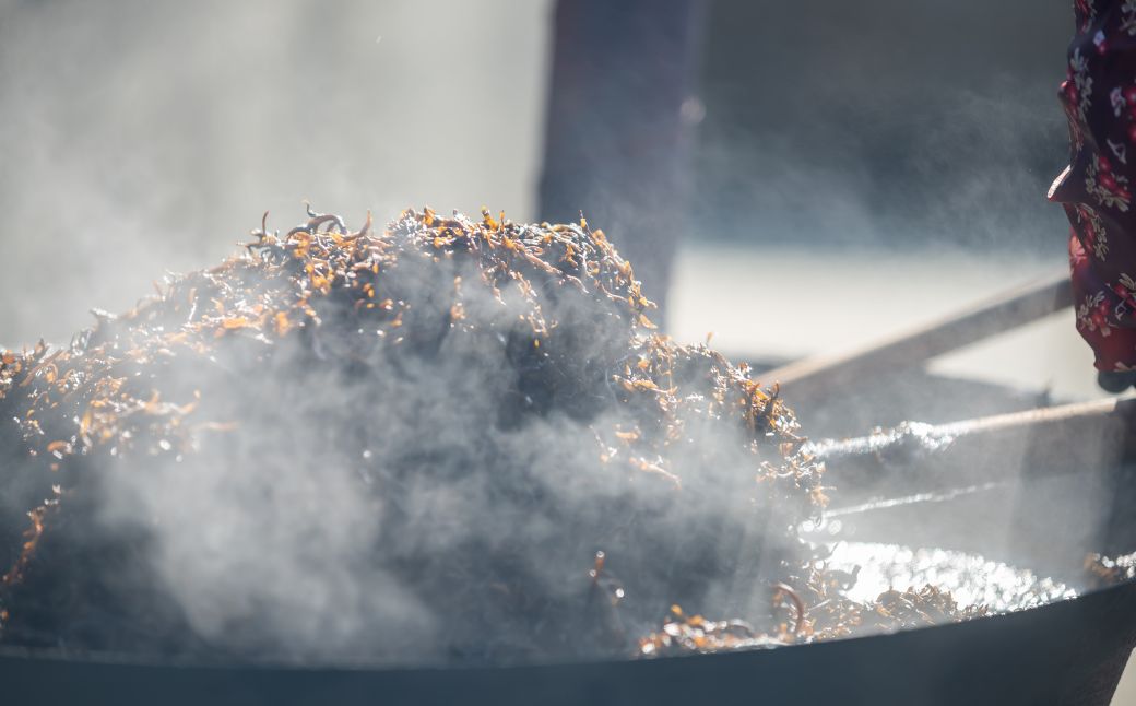 薪炊き 鉄釜ひじき 40g×5袋 計200g 愛媛県佐田岬産 ※離島への配送不可 IKTAL001