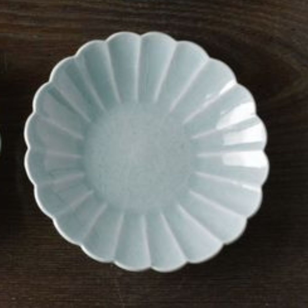 砥部焼 菊型皿セット（直径約17cm×2枚） 水色 【ふるさと納税 人気 おすすめ ランキング 食器 皿 お皿 砥部焼 おさら 陶芸 和食 洋食 手作り おしゃれ かわいい 愛媛県 伊方町 送料無料】 IKTS011-6