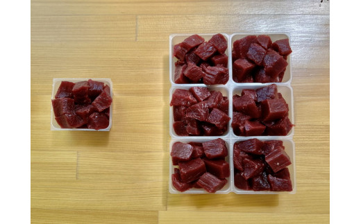 まつのジビエ FOR DOGS（カット肉250g×3P）◇ ｜ジビエ 鹿 しか シカ 鹿肉 カット肉 珍しい ペット用 犬用 愛媛県 松野町 お取り寄せ