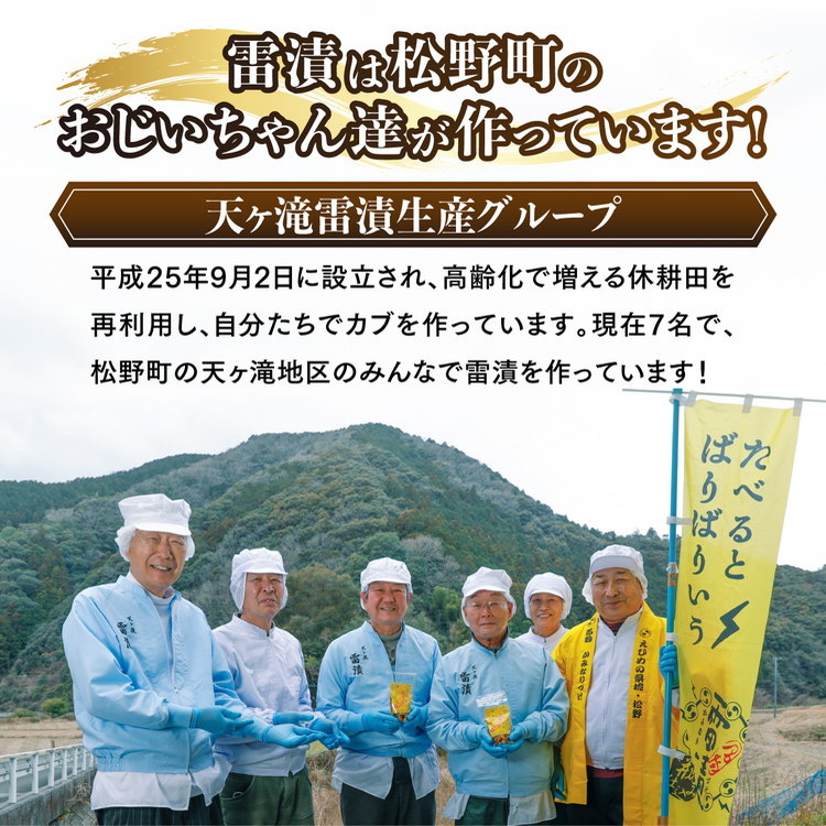 【寄附額見直し！】漬物「雷漬」 ｜ ギフト 種類 名産品 特産品 隠れた おじいちゃんが作る カブ 大カブ 柚子 甘め 塩分 冷蔵 ご飯 お酒 お米 おやつ 主婦 子ども 10000円 ※2025年12月中旬～2026年3月下旬頃に順次発送予定