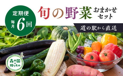 【毎月6回定期便】道の駅「虹の森公園まつの」産直市 新鮮野菜セット6種類以上 ◇ ｜野菜 お野菜 やさい 新鮮野菜 お試し おすすめ 季節 季節野菜 詰め合わせ 旬　厳選 産地直送 おまかせ 野菜セット ふるさと納税 愛媛県 松野町