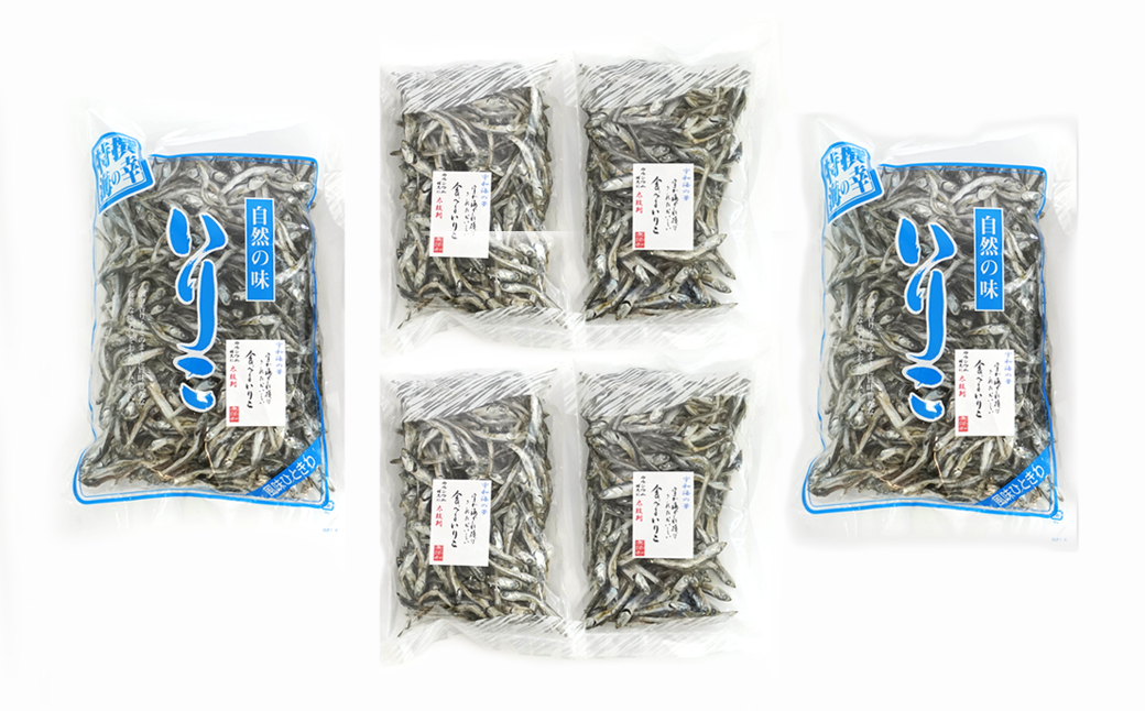 特選海の幸自然の味　小羽　いりこ（煮干し） 400g×２＋160g×４ 大島海産