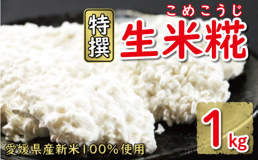 特撰 生米糀 1kg 7000円 小分け 米糀 米こうじ 麹 生麹 こうじ 無肥料 米麹 新米 酵素 国産 南予 産地直送 産直 腸活 甘酒 塩糀 甘糀 あまざけ 塩こうじ しょうゆ糀 麹菌 手作り 味噌 自家製 肉 魚 野菜 料理に コウジ酸 免疫 アップ 疲労 回復 健康 美容 美白 抗菌 ビタミン ミネラル 愛南町 愛媛県 マルヤス味噌 米こうじ こうじ 米こうじ こうじ 米こうじ こうじ 米こうじ こうじ 米こうじ こうじ 米こうじ こうじ