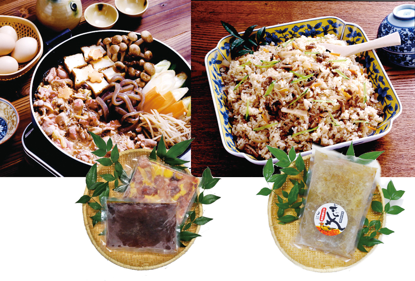 【C06015】キジすき焼き+釜飯の素セット