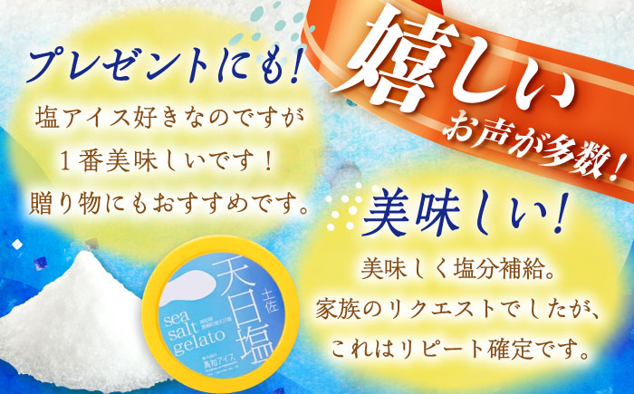 Made in 土佐 天日塩ジェラート6個 塩アイス 高知アイス カップ / スイーツ アイス アイスクリーム【グレイジア株式会社】[ATAC368]