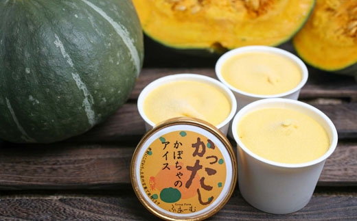 かったし かぼちゃのアイス 6個セット 南瓜アイス カボチャアイス 野菜 アイス 土佐 / スイーツ アイス アイスクリーム【グレイジア株式会社】[ATAC375-01]