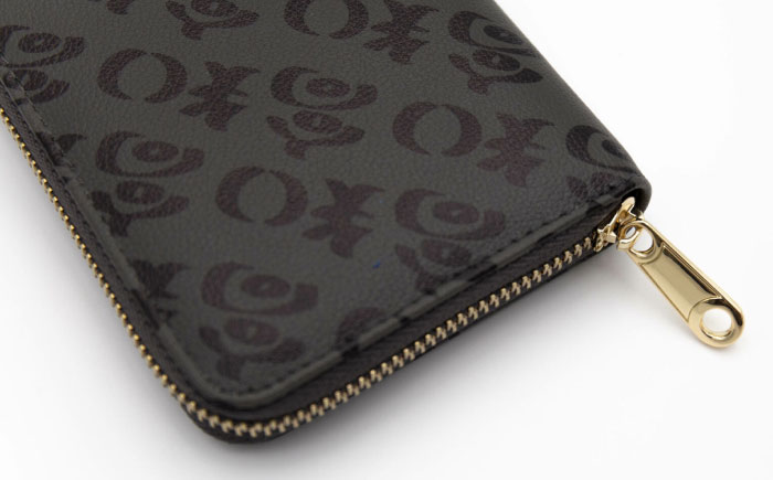 高知の財布 グレー×ブラック / 高知 ブランド 財布 長財布 合成皮革 革 アパレル ビジネス 贈り物 プレゼント ご当地 【株式会社ブランド高知】 [ATDW003]