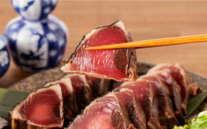 藁焼きかつおたたき(藁強め)　約300g×2節セット/ 真空パック 冷凍 カツオ 本格藁焼き 鰹たたき かつおタタキ 高知 香り【高知の魚家さん】 [ATGV002]