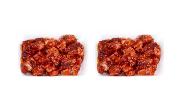 中落カルビ 味付け焼肉用 約400g×2 牛肉 焼き肉 BBQ 焼くだけ 簡単 【(有)山重食肉】 [ATAP021]