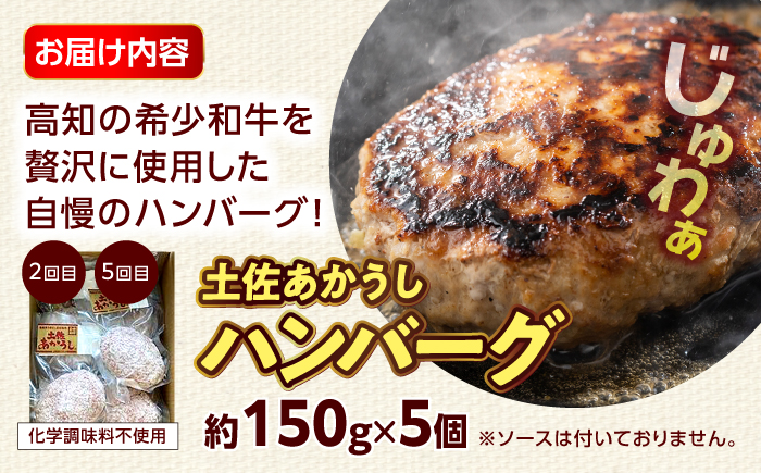【6回定期便】高知の肉定期便〈はちきん地鶏・土佐あかうし・ハンバーグ〉少量セット【合同会社土佐あぐりーど】 [ATBO033]