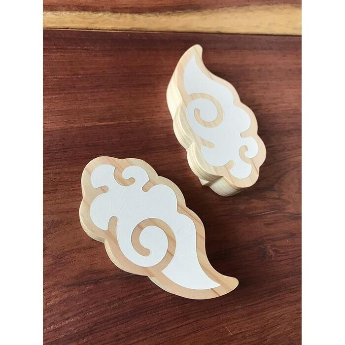 壁掛け！お神札受け～ミニ雲～【土佐ろくろく工房】 [ATCU003]