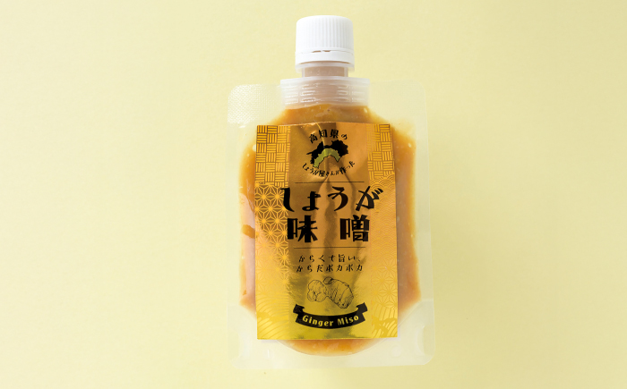 しょうが味噌　約100g×10パック【Japan Ginger 株式会社】 しょうが 国産 高知 調味料 味噌汁 みそ汁 小分け パウチ [ATFD003]