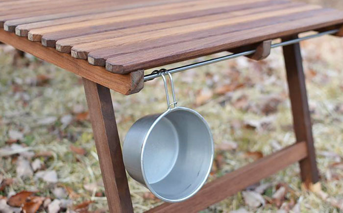 ウォールナット キャンプテーブル KUROSON370 / アウトドア アウトドアグッズ キャンプ テーブル ウォールナット 人気 おすすめ 【196｜ひのきのキャンプ用品】 [ATBG006]