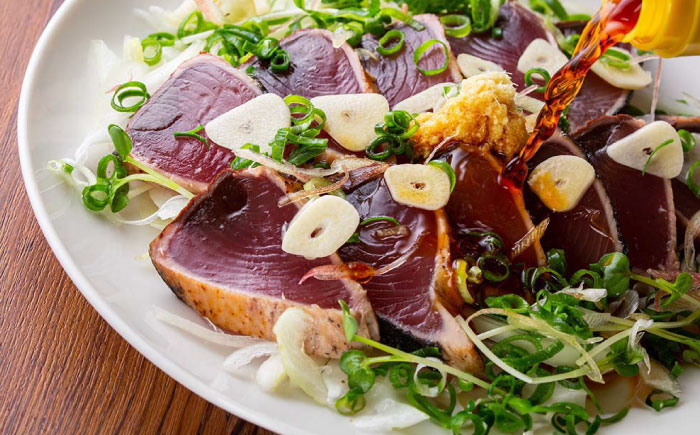 鉄丸の高知野菜てんこもりカツオの田舎タタキA 【ごはんや　鉄丸】 [ATCA001]