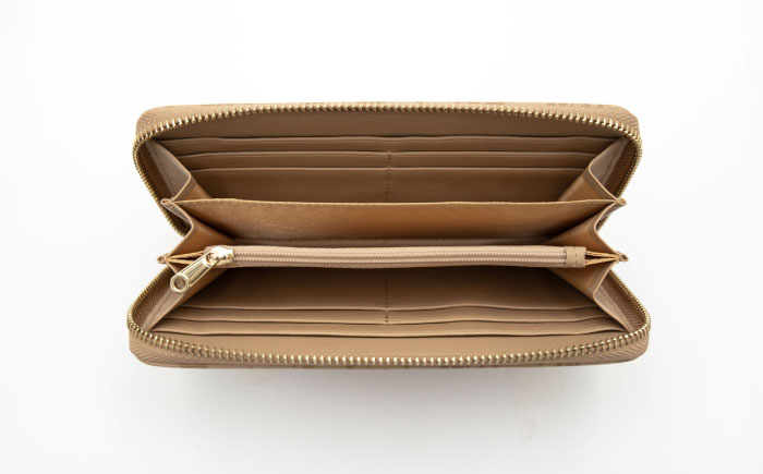 高知の財布 ベージュ / 高知 ブランド 財布 長財布 合成皮革 革 アパレル ビジネス 贈り物 プレゼント ご当地 【株式会社ブランド高知】 [ATDW002]