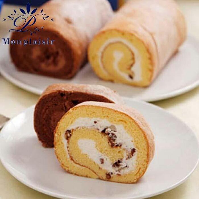 ミレーロール (プレーン チョコ) 2箱セット モンプレジール ロールケーキ 【グレイジア株式会社】 [ATAC008]