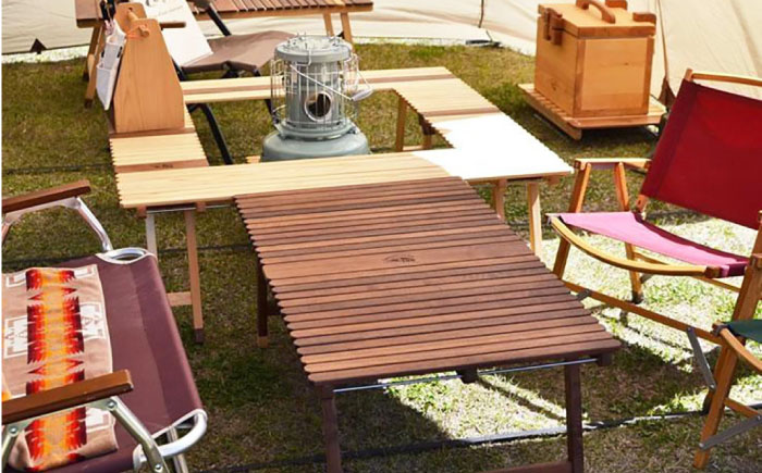 ウォールナット キャンプテーブル KUROSON370 / アウトドア アウトドアグッズ キャンプ テーブル ウォールナット 人気 おすすめ 【196｜ひのきのキャンプ用品】 [ATBG006]