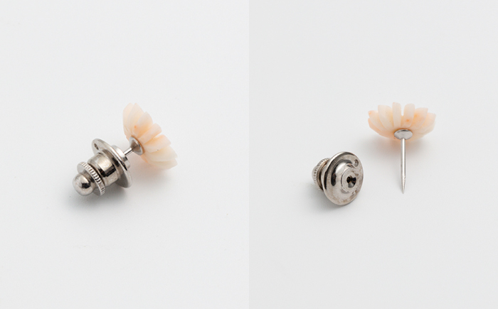 匠の技 フラワー彫刻 ピンタック 【有限会社米沢サンゴ店】 [ATCX030]