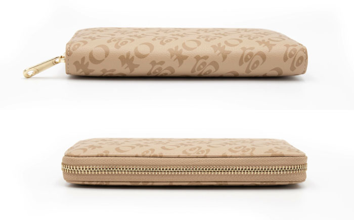 高知の財布 ベージュ / 高知 ブランド 財布 長財布 合成皮革 革 アパレル ビジネス 贈り物 プレゼント ご当地 【株式会社ブランド高知】 [ATDW002]