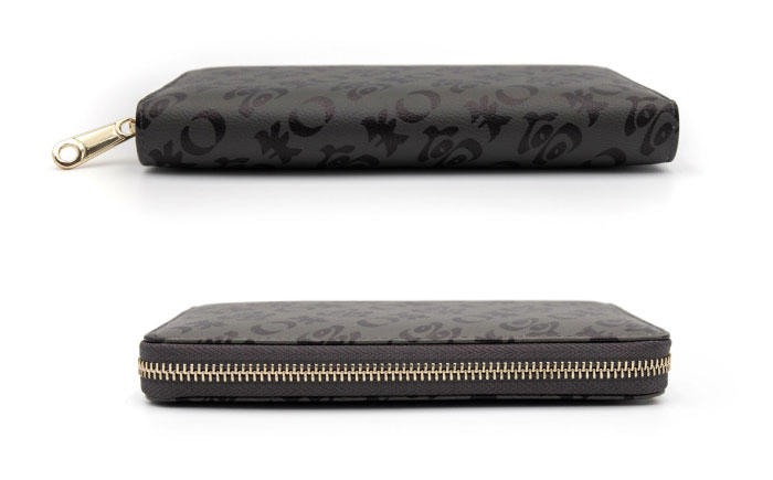 高知の財布 グレー×ブラック / 高知 ブランド 財布 長財布 合成皮革 革 アパレル ビジネス 贈り物 プレゼント ご当地 【株式会社ブランド高知】 [ATDW003]