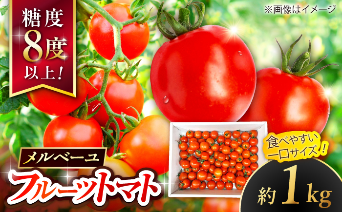 【先行予約】 高知県高知市 フルーツトマト メルベーユ 約1kg 〈2025年12月中旬頃～発送〉 / 高糖度 トマト とまと フルーツトマト 野菜 【株式会社　四国健商】 [ATAF071]