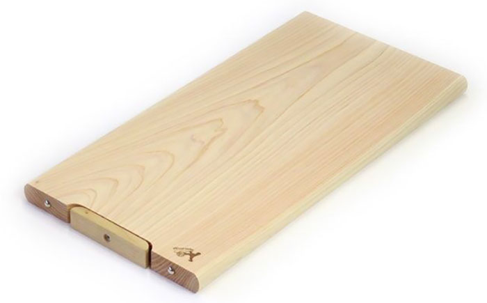 高知県産ヒノキの一枚板スタンドまな板 【株式会社Dorago】 [ATAM004]