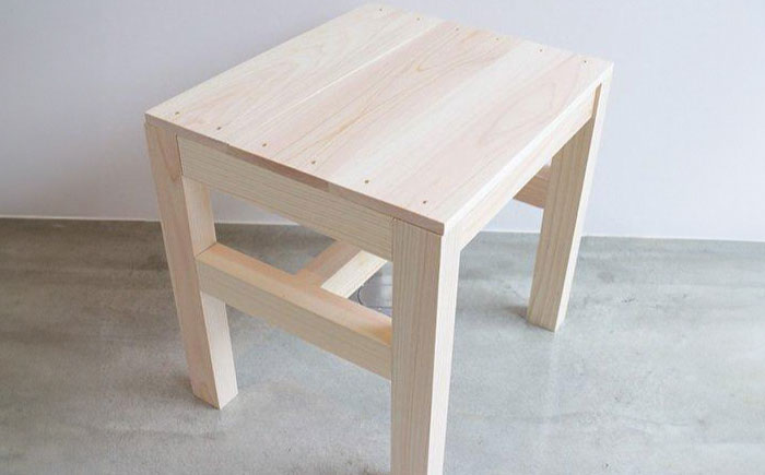 【ひのき香る工作キット】サイドテーブル【木作り工房こだかさ】 [ATAT009]