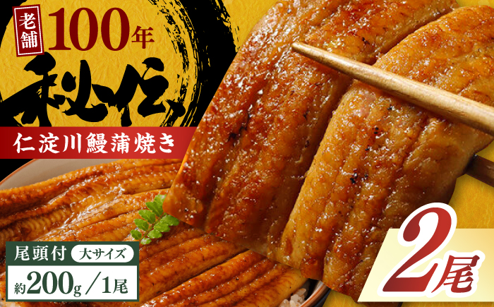 完全無投薬 仁淀川の伏流水で育てた贅沢うなぎ蒲焼き 大 (約200g×2尾) ギフトセット 池澤鮮魚 【池澤鮮魚オンラインショップ】 [ATBE008]