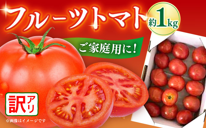 高知市産 ご家庭用フルーツトマト約1kg 【株式会社 堀】[ATDA007]
