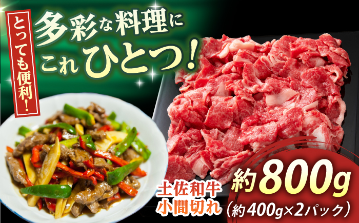高知 土佐和牛小間切れ 約800g(約400g×2パック) / 高知 お肉 牛肉 牛 贈答 ギフト 贅沢 【焼肉寛十郎】 [ATDO012]