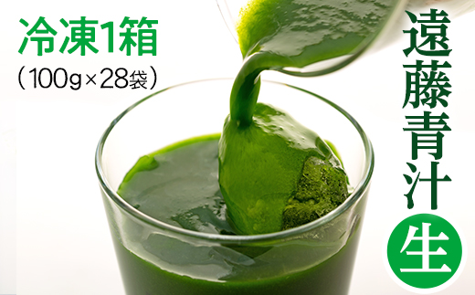 遠藤青汁[生]冷凍1箱(100g×28袋) | 健康 美容 乳酸菌 ケール