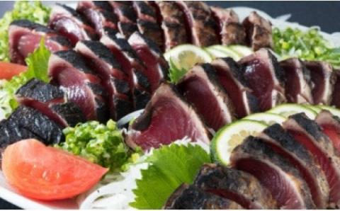 【偶数月６回定期便】 恋人の聖地グルメ甲子園で５位！ 厳選かつおの完全わら焼きたたき 1回あたり1節 室戸海洋深層水の塩付き かつおのたたき カツオのたたき 鰹 カツオ たたき 海鮮 冷凍 送料無料 kr017
