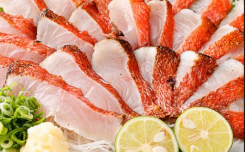 料亭花月～金目鯛のタタキ２枚～【３ヶ月連続定期便】