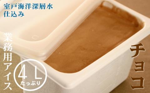 チョコ４L 業務用アイス