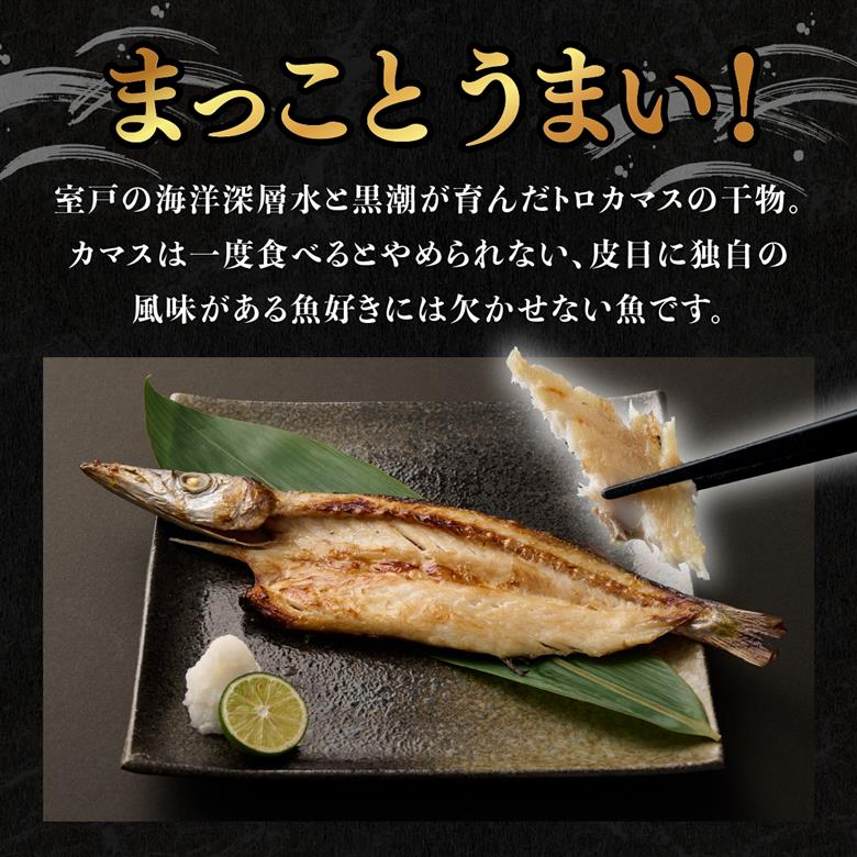 トロカマス干物セット（８枚） 室戸海洋深層水仕込み 冷凍 個包装 干物 干物 干物