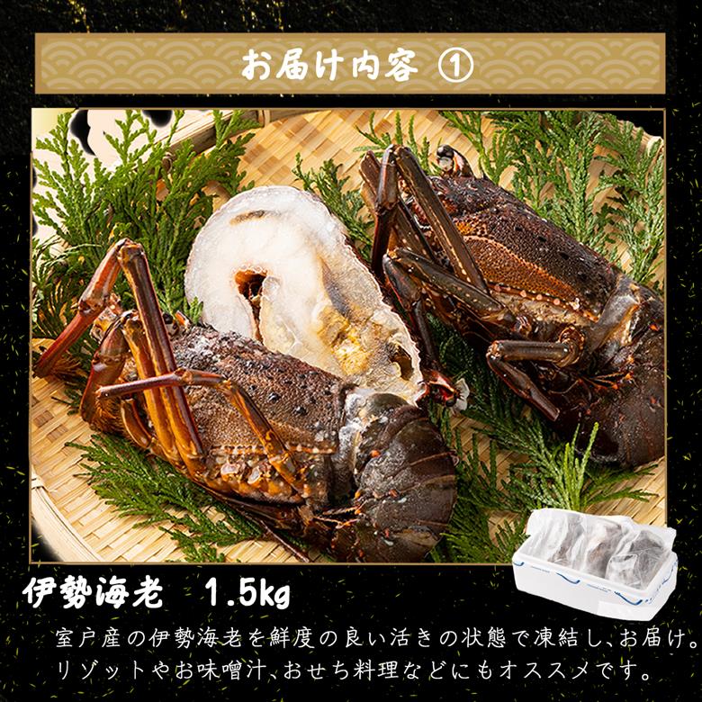 室戸の海の幸バラエティセット 5種詰め合わせ 100,000円コース まぐろ マグロ カツオ かつおたたき 伊勢海老 伊勢えび  ネギトロ 福袋 セット 正月 高知 室戸