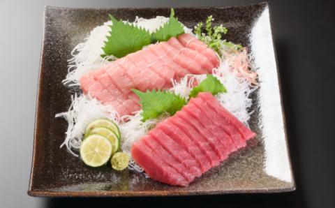こだわりの天然メバチマグロセット　メバチマグロ中トロ赤身各1柵