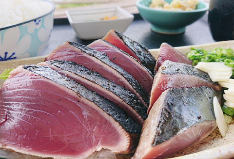 本場漁師の土佐藁焼きカツオ