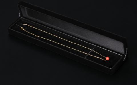 【宝石珊瑚】選べる組合せ　K18ネックレス　珊瑚ペンダント