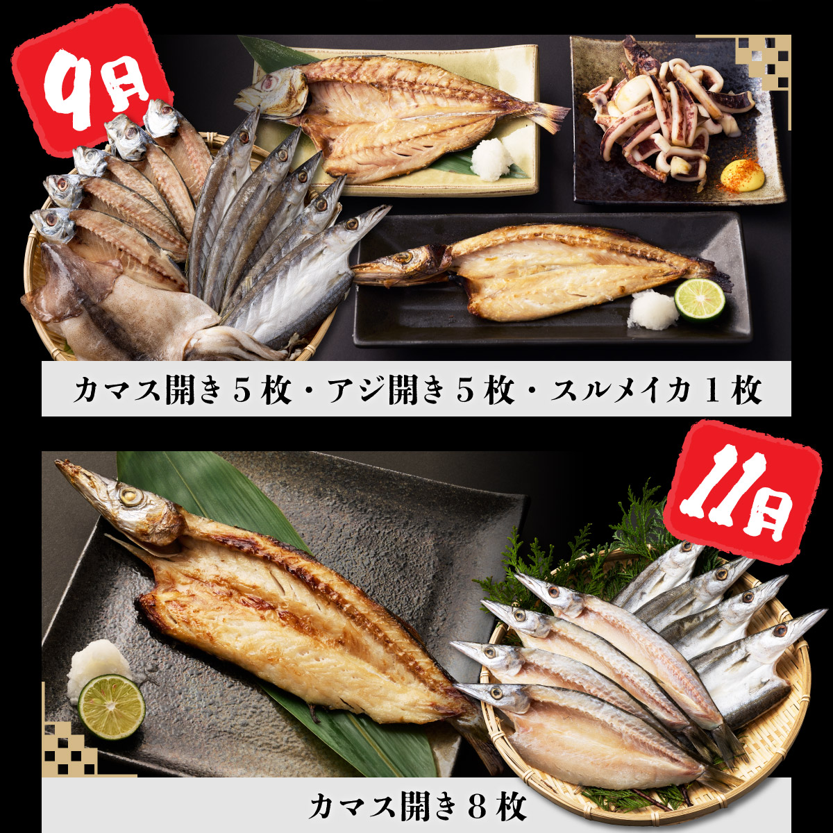 いずま海産オリジナル６回定期便【奇数月発送】