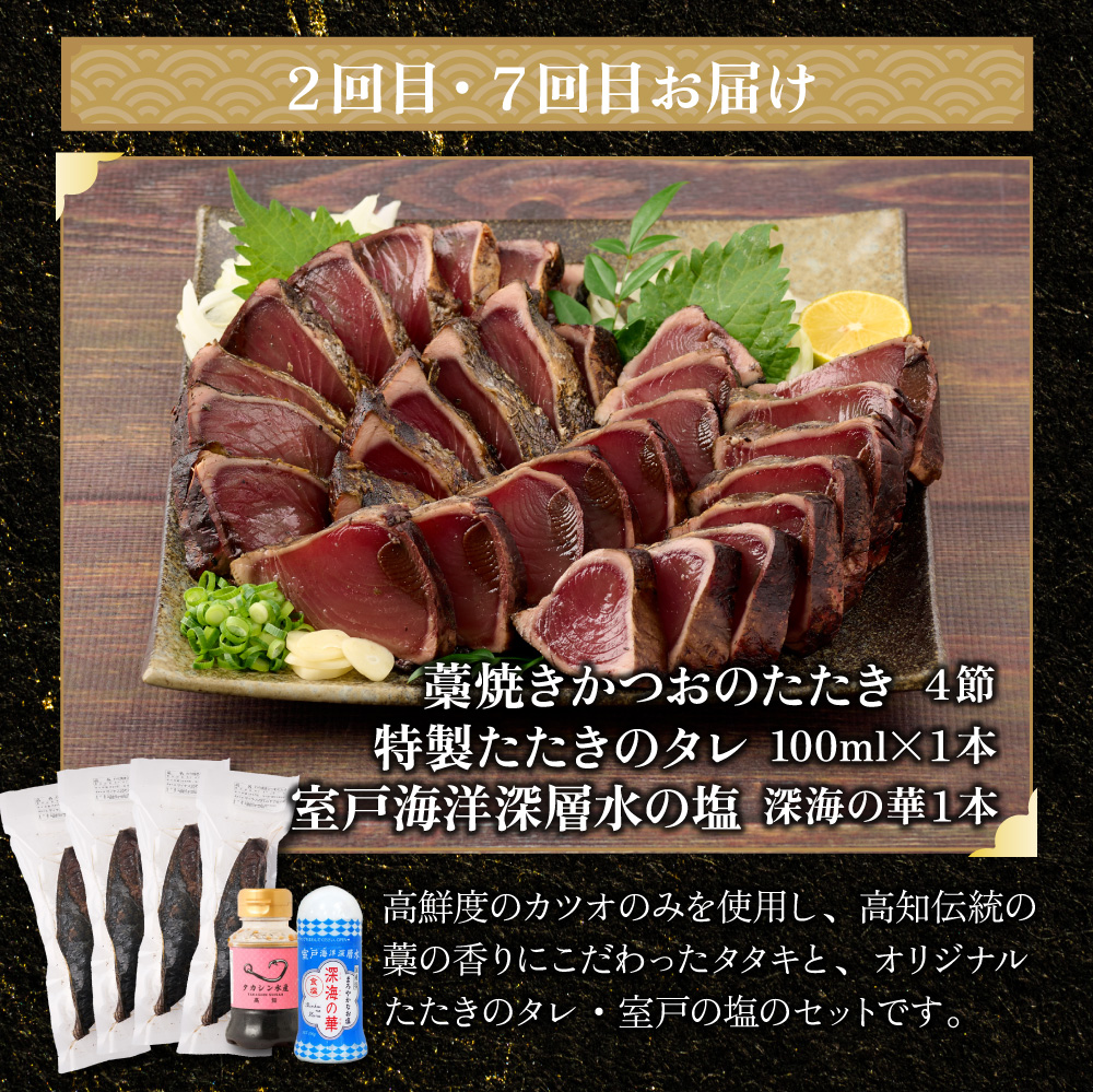 【 全10回定期便 】 厳選 高知の海鮮セット 本まぐろ かつおのたたき ネギトロ 魚介 海鮮 定期便 福袋 食べ比べ 贅沢