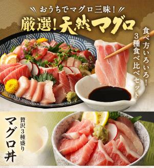 【室戸市】 厳選 天然 マグロ 3種 ミナミ メバチ ビンチョウ 750g