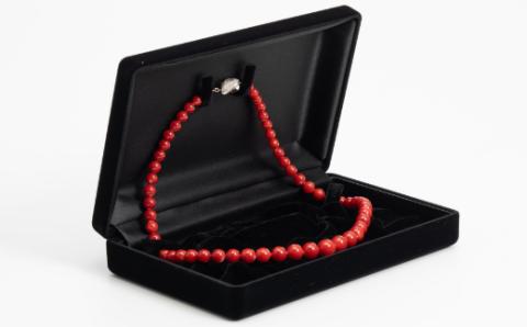 赤サンゴ ネックレス 丸玉 3から6mm｜宝石 珊瑚 訳あり アクセサリー ネックレス レディース メンズ ファッション ギフト プレゼント 高知県 室戸市