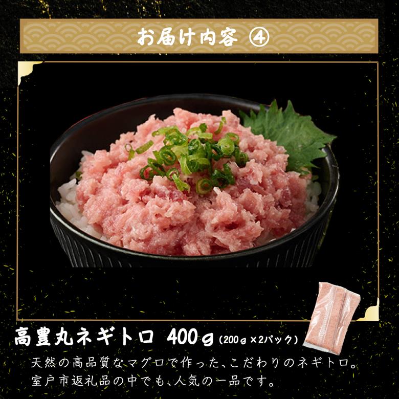 室戸の海の幸バラエティセット 5種詰め合わせ 63,500円コース まぐろ マグロ カツオ かつおたたき 伊勢海老 伊勢えび  ネギトロ 福袋 セット 正月 高知 室戸