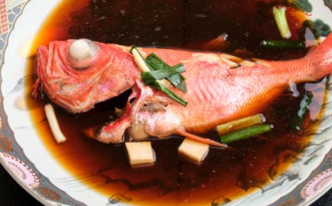 料亭花月～金目鯛姿煮（小１尾）